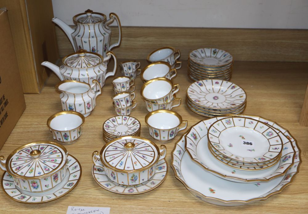 A Royal Copenhagen tea and coffee service